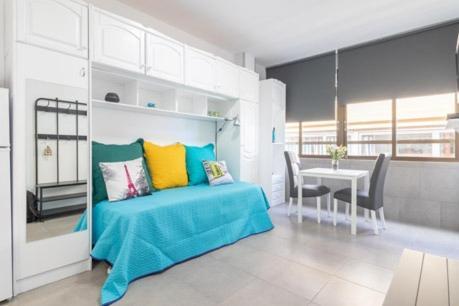 לאס פאלמס דה גראן קנאריה Estudio Vacacional W&G Las Canteras Con Bonitas Vistas Al Mar מראה חיצוני תמונה
